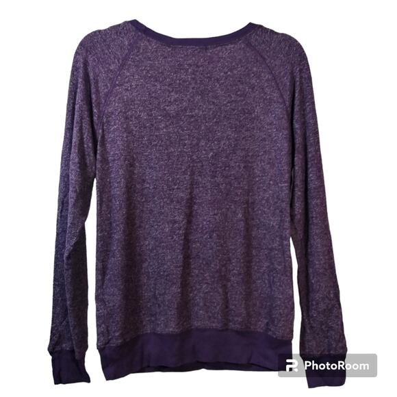 AMERICAN ABLE Wynette Sweatshirt Purple Knit Long Sleeve Size Small - Picture 2 of 6